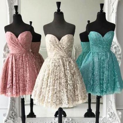 Lace Prom Dresses, Lace Homecoming ..