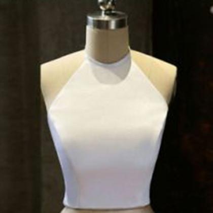 White Gold Prom Dresses, Prom Dress..