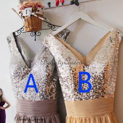 Champagne Bridesmaid Dress 2019 , D..