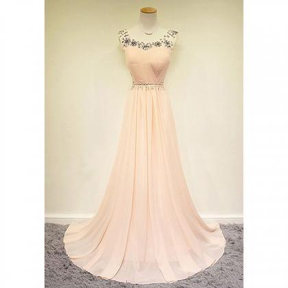 Peach Prom Dresses,Long Prom Dress ..