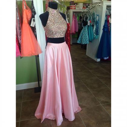 Two Pieces Prom Dresses,2 Piece Pro..