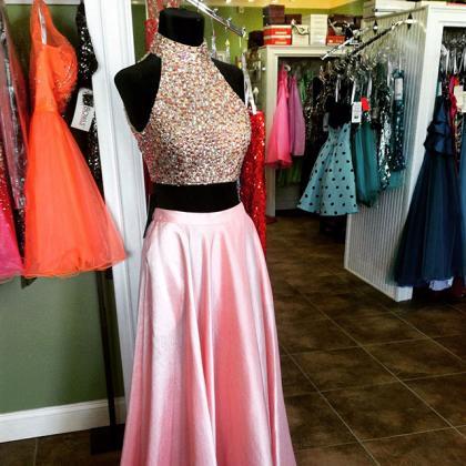 Two Pieces Prom Dresses,2 Piece Pro..