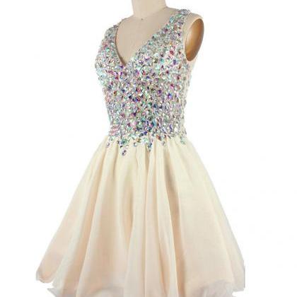  Short A-line Homecoming Dress with..