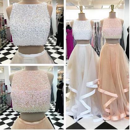Prom Dresses, Two Pieces Prom Dresses, Prom..