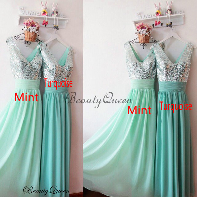 silver green bridesmaid dresses