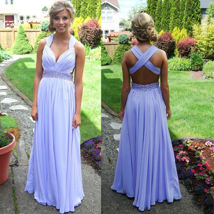 Prom Dress,Long Prom Dress, 2016 Prom Dresses Beaded,Long Party Dresses,Evening Dress,Prom Gown, Chiffon Prom Dress Backless,Pageant Dress,Celebrity Dress